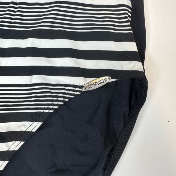 Sunflair black and blue one piece bathing suit nwt - Picture 3 of 9